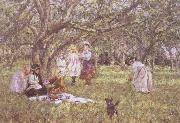 James Charles The Picnic Sweden oil painting artist